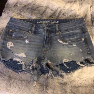 AEO cutoff jean shorts